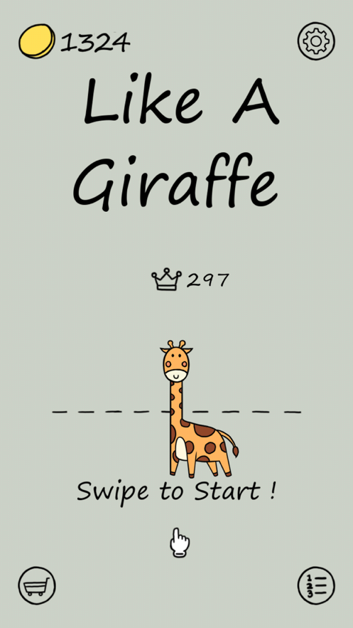 like a giraffe