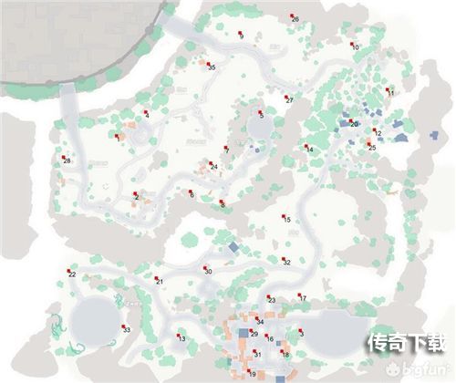 刀剑神域黑衣剑士王牌宝箱位置在哪？地图1-5层宝箱位置分布图一览图片1