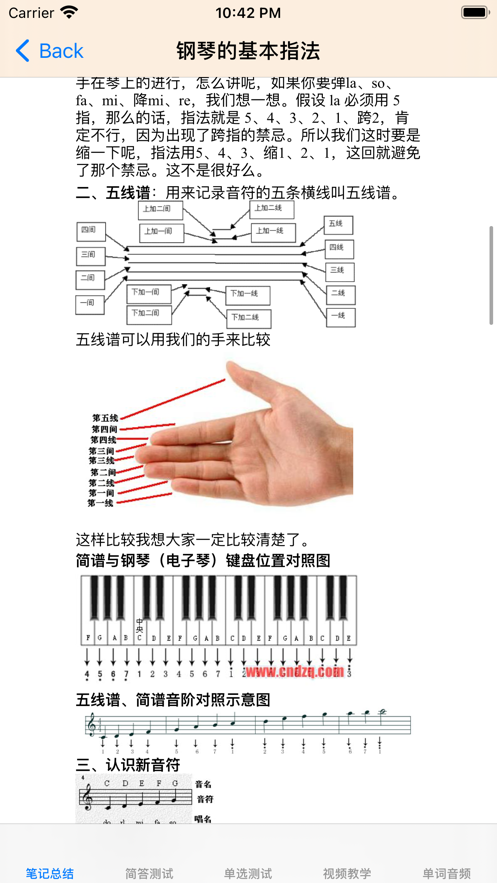 钢琴入门教学大全