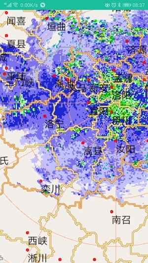 河南天气雷达实况