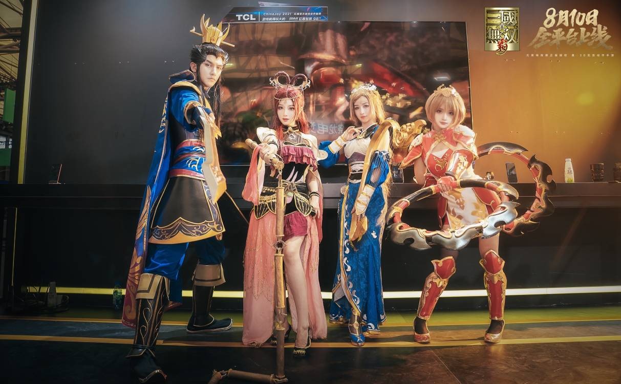 真三手游登陆2021chinajoy——无双coser天团“颜值暴击”