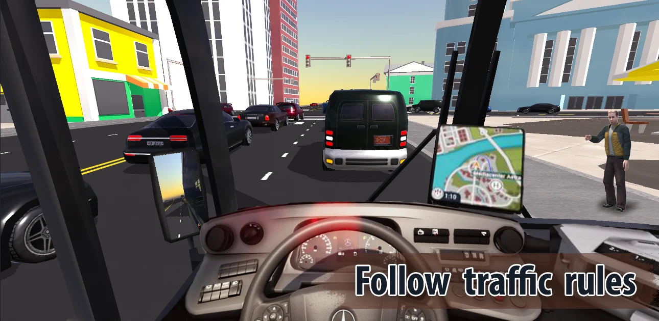 城市巴士驾驶员游戏中文最新版（city bus driver legend） v4.1