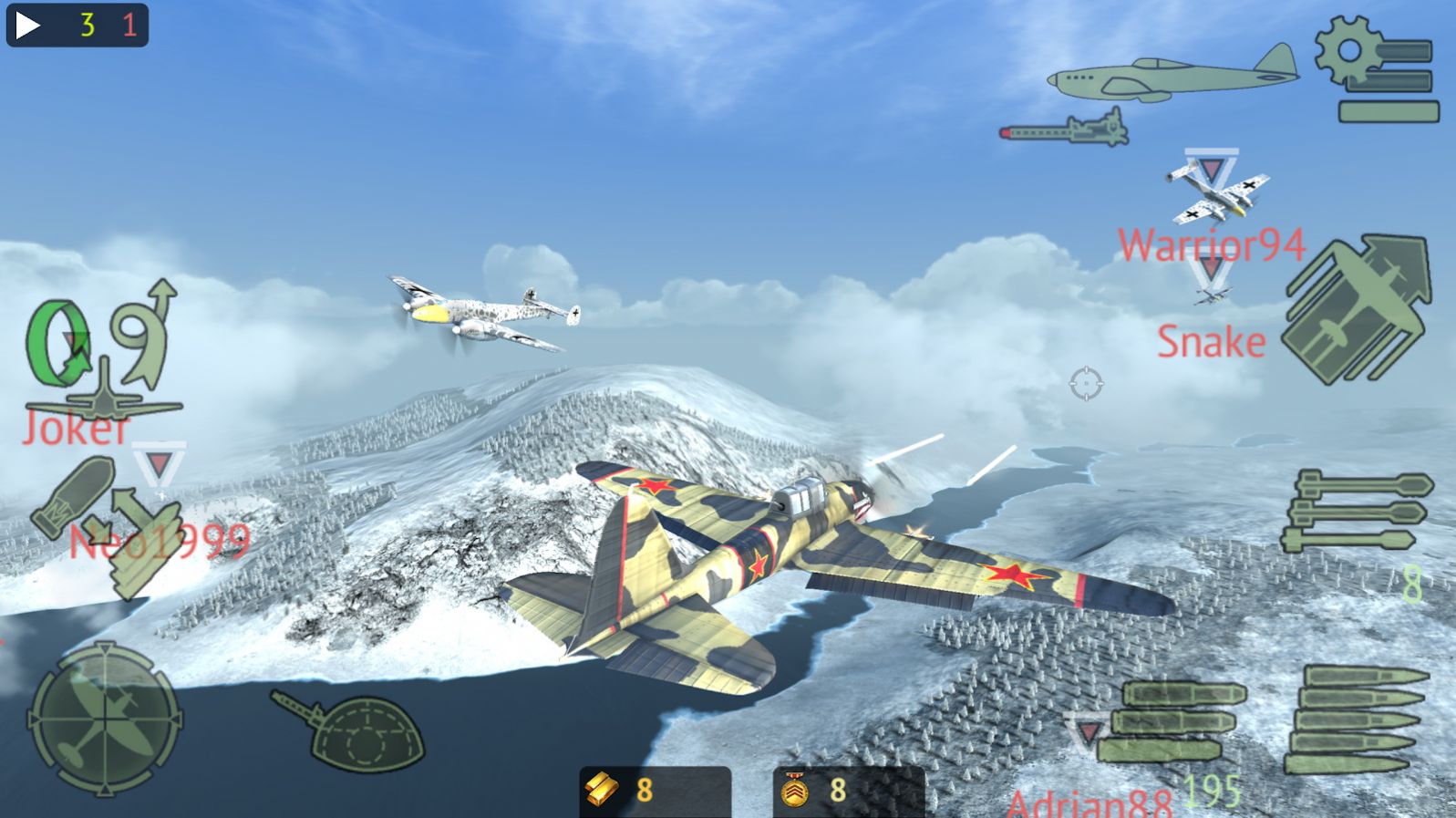 战机二战英雄游戏安卓版（warplanes online combat） 1.2