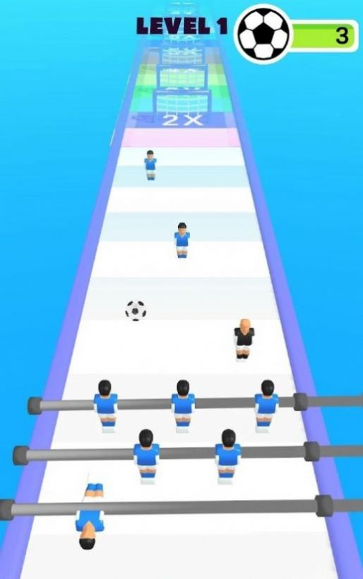 桌上足球障碍跑游戏中文版（table football run） 1.0.11