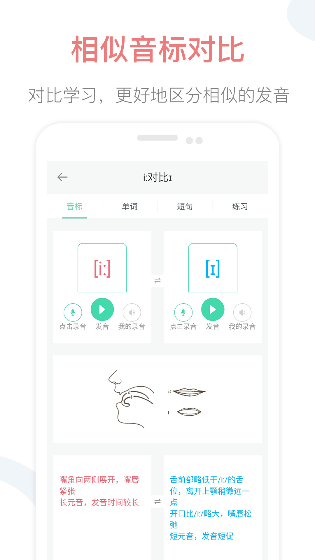 英语音标点读发音表app