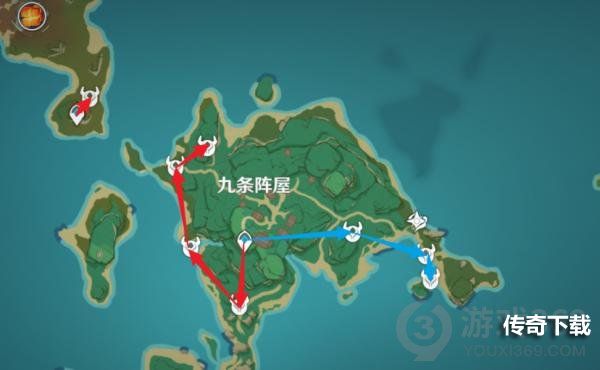 原神刀镡收集路线图 原神八重神子突破材料刀镡收集路线图