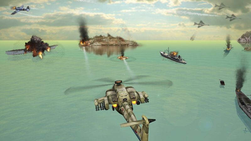 炮舰攻击3d游戏最新版（gunship strike） v1.2.3