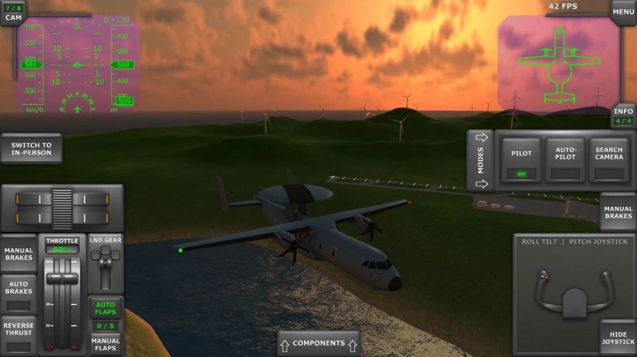 turboprop flight simulator