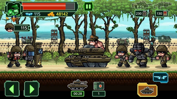 金属枪狂怒无限金币版 (metal guns fury : beat em up)